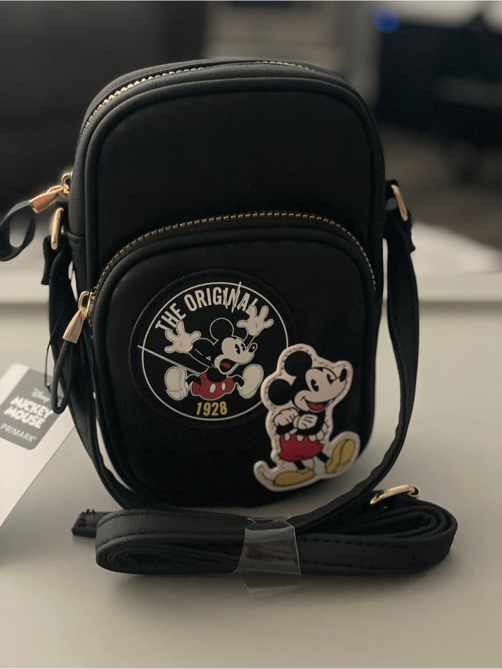 Primark Black Mickey Mouse Crossbody Bag